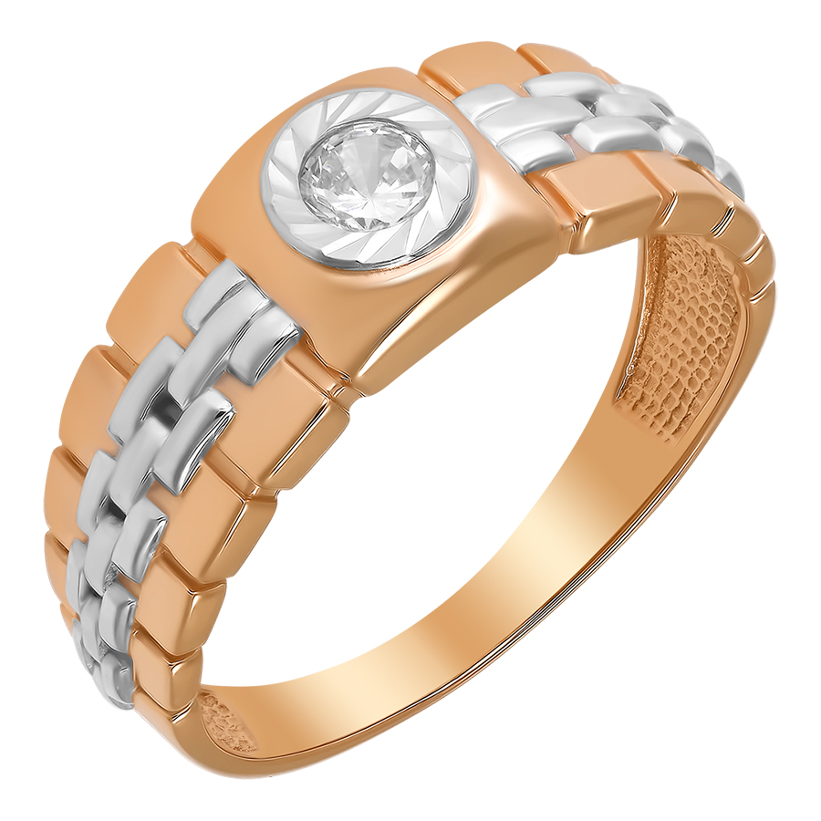Кольцо, золото, фианит, 1507450